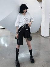 Original Irregularity Wide Leg Gauze Shorts